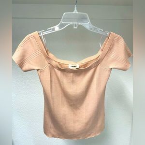 L’Agence Off Shoulder Shirt